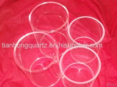 transparent fused silica quartz tube