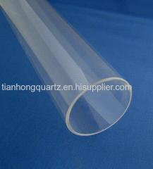 transparent fused silica quartz tube