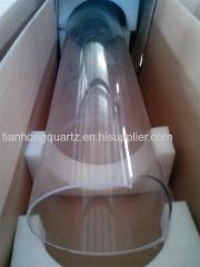 transparent fused silica quartz tube