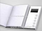 high resolution artwork lcd video card , 2G / 4G Advertising video booklet