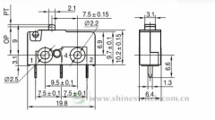 Shanghai Sinmar Electronics Micro Switches 5A250VAC 3PIN Basic Form Switches