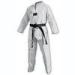 White Heavyweight Childrens Karate Suits Martial Arts Clothing with Black Belt