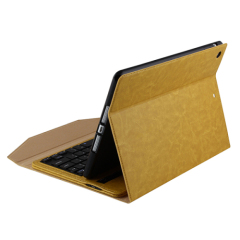 Leather iPad Air case with keyboard for ipad tablet PC