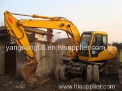 used hyundai excavator wheel excavator