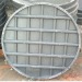 Gas pipe inspection round manhole cover