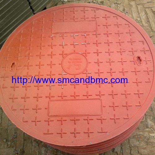 Sewage pipe inspection round BMC drainage cover