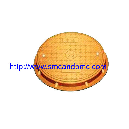 GRP electric power system round inspection manhole cover