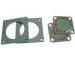 Galvanising OEM metal silver stamping parts , durability & eco - friendly precise prototype
