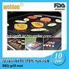 Reusable PTFE Coated Fabric BBQ Grill Mats Dishwasher / portable bbq grill