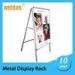 Metal custom stand up advertisement display boards in display racks