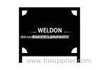 Weldon square breeze barrier with 1c logo single side printing restaurant barriers