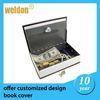 Locking Hidden book safe cold-rolled steel / combination cash safe box