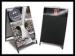 OEM Double sided Silver Metal Display / a frame display boards