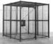 Six / Ten gauge Stainless Steel Woven wire mesh for storage cage facilities