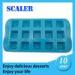 Custom hot summer cool frozen silicone ice cube tray 15 cavity 210 * 107 * 18mm