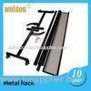 Black Powder Coated Board Cutter Stand Feet Display Brackets with Wheels BY CNC