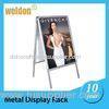 metal display double sided poster stand a - boards indoor & outdoor