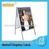 metal display double sided poster stand a - boards indoor & outdoor