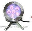 12V DMX512 RGB Stainless Steel Led Swimming Pool Lights 18 watt High Power , Engery saving