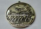 Custom Zinc Alloy / Pewter / Dragon / Brass Boat 3D Die Cast Medals for Souvenir Gift