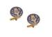 Custom Made Cuidich Right Cufflink, Metal Cufflinks With Brass Stamping With Soft Enamel, Gold Plati