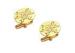 Promotional Gift Personalised Fashion Die Stamping Cufflinks, Enamel Cufflinks With Gold Plating