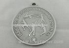 50 Diameter BLV Die Cast Medals For Pentathlon / Antique Silver Plating