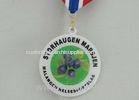 University Custom Awards Medals , Brass Offset Printing Round Medal