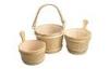 Steam Sauna Accessories Sauna Wooden Bucket And Spoon With Plastic Inner