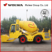 3.5m3 automatic concrete mixer truck with import engine