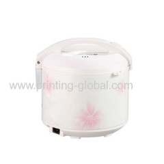 Flat and round surface heat press machine for rice cooker