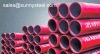 Abrasion resistant ceramic lined pipe