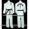 Adult White WTF ITF Taekwondo Uniform / Clothing with Black Belt