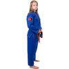 Blue BJJ Gi Kimono Martial Arts Suit , Martial Arts Clothing For Women