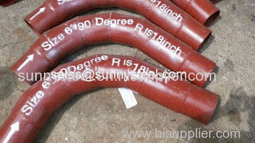 ceramic lined pipe elbows