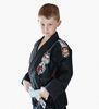 Custom Black BJJ Gi Kimono Martial Arts Suit / Karate Clothes For Kids