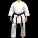 Custom Heavyweight White Karate Uniform Gi in Polyester Cotton