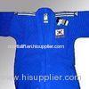 Pre - shrink Mens Judo Uniform Martial Arts Clothes with Custom Label