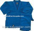 Customized 100% cotton Blue Judo Uniform Martial Arts Clothing For Men