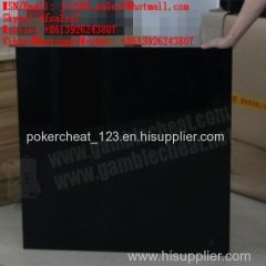 XF new black color material perspective table for no/poker analyzer/poker cheat/contact lens/infrared lens/scanner