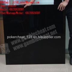 XF new black color material perspective table for no/poker analyzer/poker cheat/contact lens/infrared lens/scanner