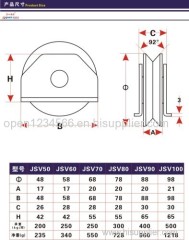 sliding door guide wheel