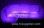 IP65 LED Lighting illuminated outdoor furniture sofa / hotel Bar lounge