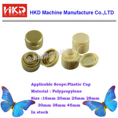 Flip top plastic caps