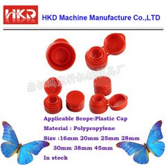 Flip top plastic caps