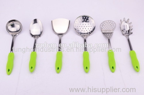 colorful stainless steel cookware tool set turner spoon