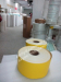 Yellow ultra destructible britle label papers in rolls