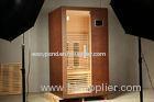 Health Benefit Far Infrared Sauna Room 1300W with Clear Tempered Glass For One Person