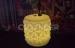 Durable Disco Furniture Lighting / LED coffee table Flower Embossed