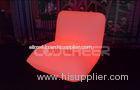 20 Kinds Color fireproof polyethylene Led Sofa / Illuminated Chair Furniture